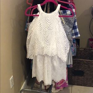 Lilly Pulitzer white resort romper